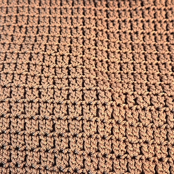 Beautiful Talbots light brown crochet shoulder bag - Picture 6 of 10